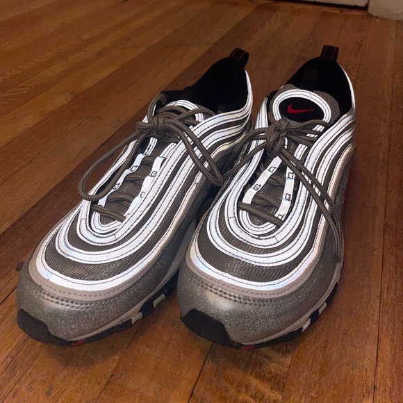 nike air max 97 size 10 gray worn 1x - Picture 1 of 16
